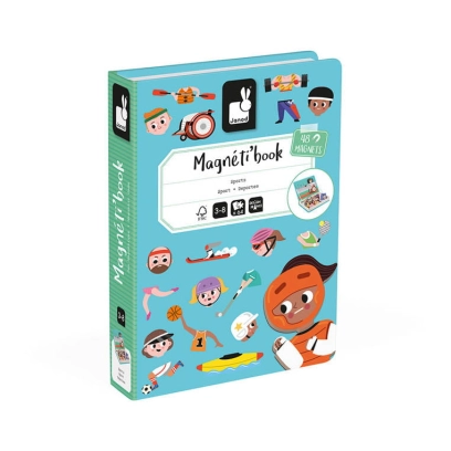 Magnetyczna układanka Sport Magnetibook, Janod