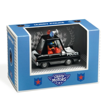 Autko CRAZY MOTORS -HURRY POLICE. Djeco