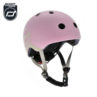SCOOTANDRIDE Kask  XXS-S dla dzieci 1-5 lat Rose 