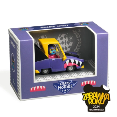 Autko CRAZY MOTORS - SHARK N'GO. Djeco