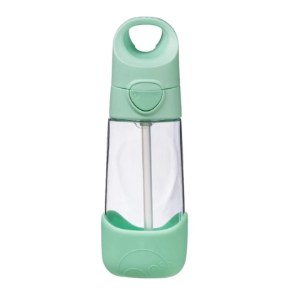 Bidon tritanowy ze słomką 450 ml, Spearmint, b.box 