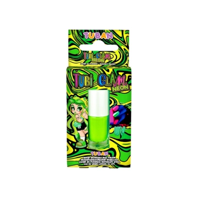 Lakier do paznokci Tubi glam zielony neon. Tuban