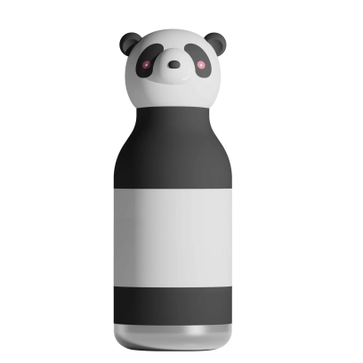  Butelka termiczna ze słomką Bestie Asobu – Panda 460 ml 
