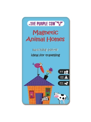 Gra magnetyczna The Purple Cow, Puzzle Zwierzęta i ich domy