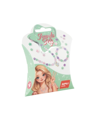 Zestaw do tworzenia naszyjników i bransoletek DIY Kit Apli Kids - Jednorożec