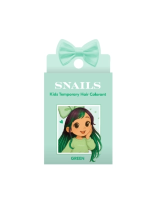 Zmywalna kreda do włosów Snails - Green 