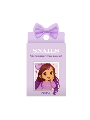Zmywalna kreda do włosów Snails - Purple