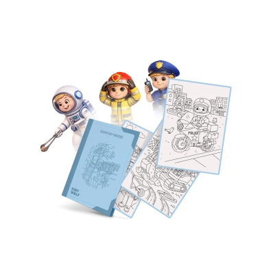 Kidywolf - REFIL KIDYDRAW- Everyday Heroes 6+, wkłady uzupełniające