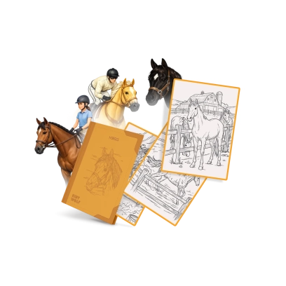 Kidywolf - REFIL KIDYDRAW- Horses 8+, wkłady uzupełniające 