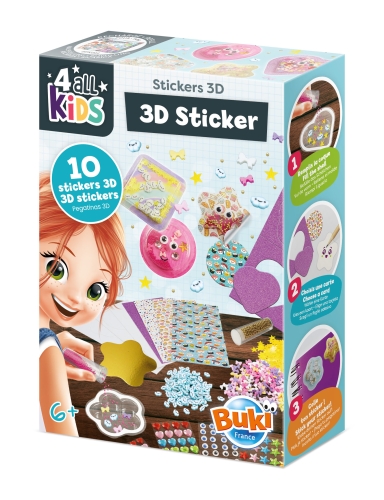 Zestaw do tworzenia naklejek 3D Kawaii - Buki