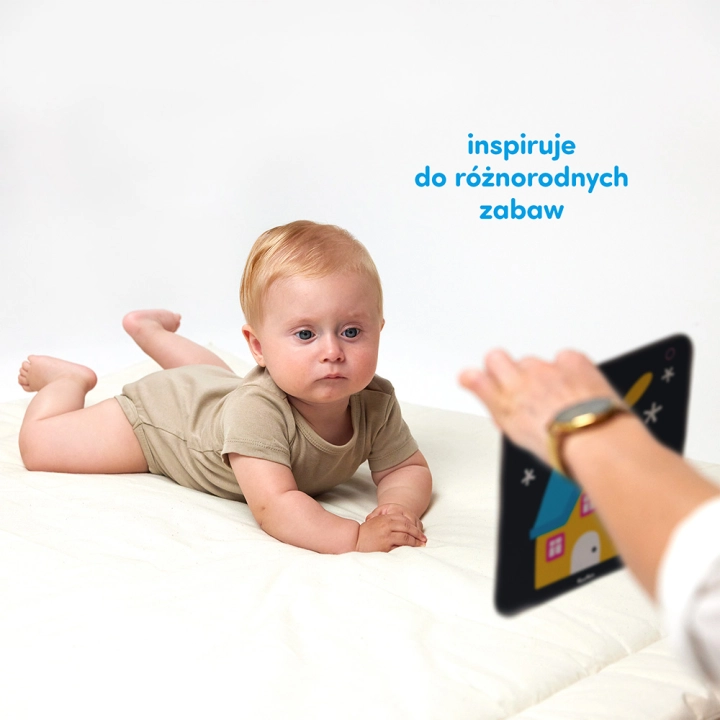 Duże karty kontrastowe dla dzieci 6 i 9 mies.+