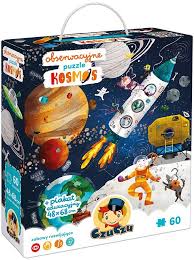 Puzzle obserwacyjne Kosmos dla dzieci 4+, 60 elementów
