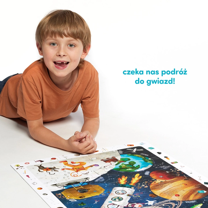 Puzzle obserwacyjne Kosmos dla dzieci 4+, 60 elementów