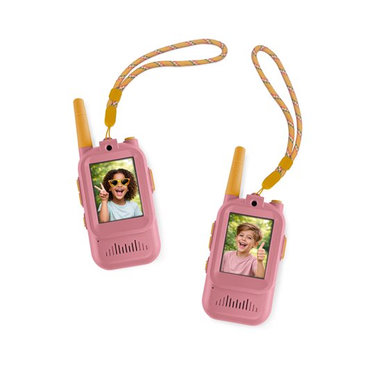 Zazu Fun Video Walkie Talkie dla Dzieci Różowe