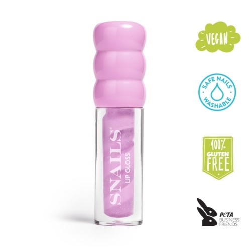 Błyszczyk do ust dla dzieci - subtelny połysk i przyjemny owocowy zapach - fioletowy, 15 ml, Snails