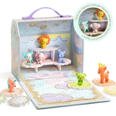 Mini domek walizka TINY PETS - TINYLY. Djeco