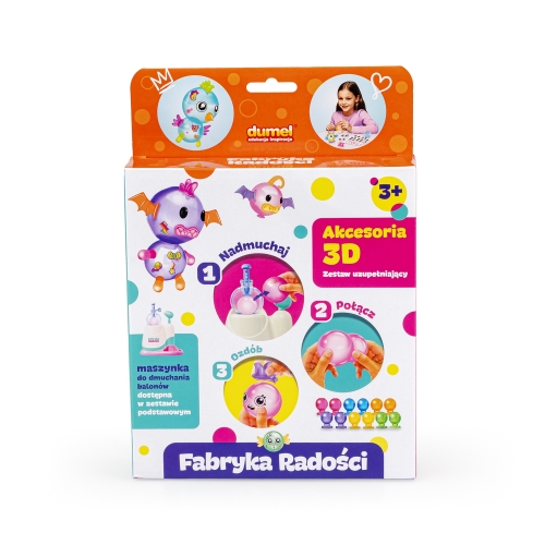 Fabryka Radości Akcesoria 3D - Zestaw uzupełniający balonów
