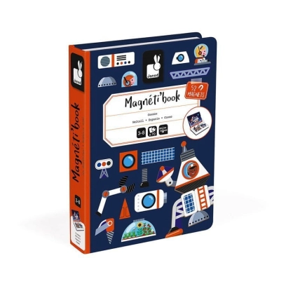 Magnetyczna układanka Kosmos Magnetibook, Janod 