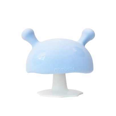 Gryzak zabawka, grzybek Mushroom Light Blue. Mombella
